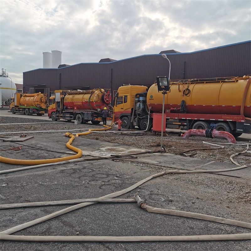 湛河污水池清理